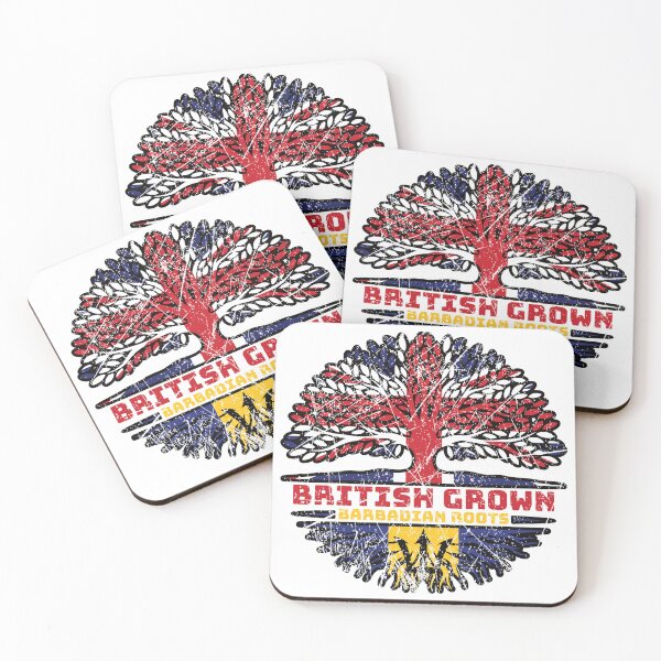 Item preview, Barbados Barbadian Uk United Kingdom British Tree Roots Flag designed and sold by FlagX.