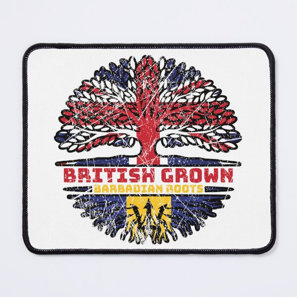 Item preview, Barbados Barbadian Uk United Kingdom British Tree Roots Flag designed and sold by FlagX.