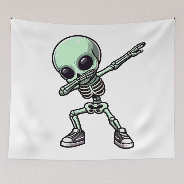 Item preview, Dabbing Green Skeleton designed and sold by Designowner.