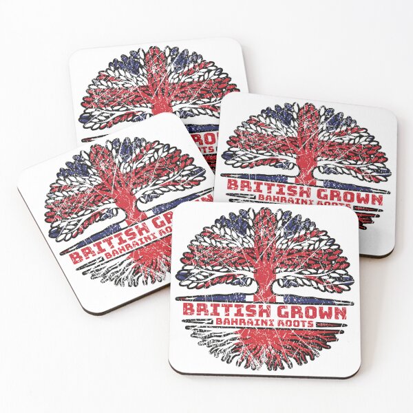 Item preview, Bahrain Bahraini British UK Tree Roots Flag designed and sold by FlagX.