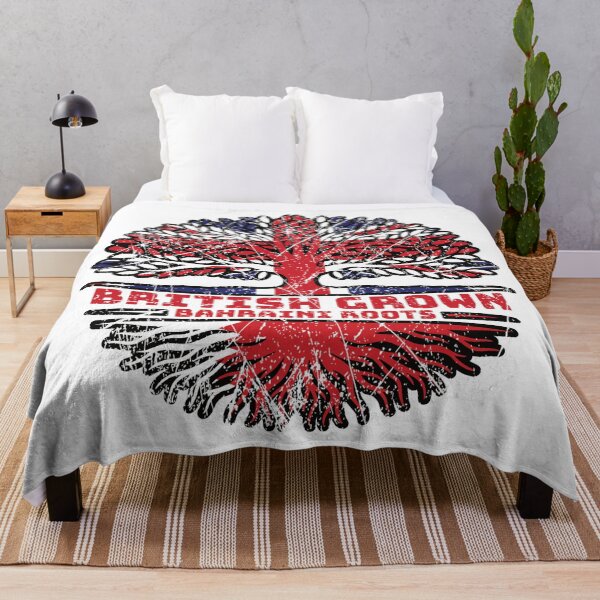 Item preview, Bahrain Bahraini British UK Tree Roots Flag designed and sold by FlagX.