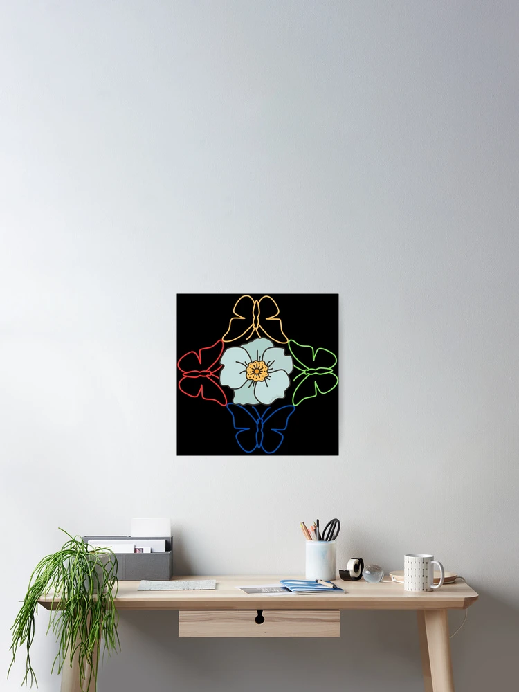 Thumbnail 2 of 3, Poster, MARIPOSA ROSE designed and sold by One-Way-Designs.