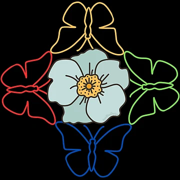 Artwork thumbnail, MARIPOSA ROSE by One-Way-Designs