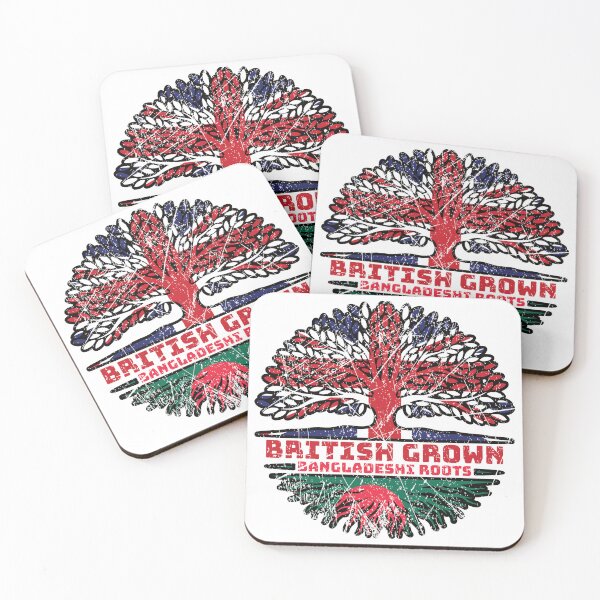 Item preview, Bangladesh Bangladeshi Uk United Kingdom British Tree Roots Flag designed and sold by FlagX.