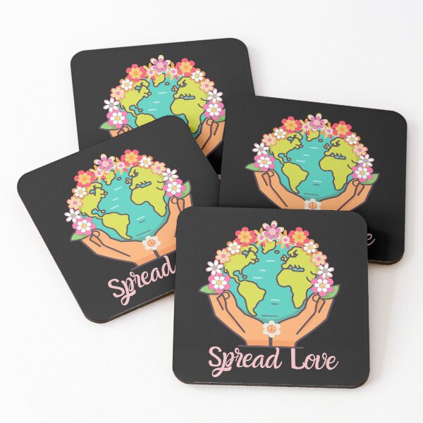 Item preview, Hands Holding Floral Earth Spread Love designed and sold by AlienOccupation.