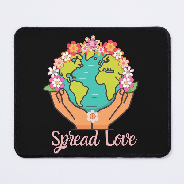 Item preview, Hands Holding Floral Earth Spread Love designed and sold by AlienOccupation.