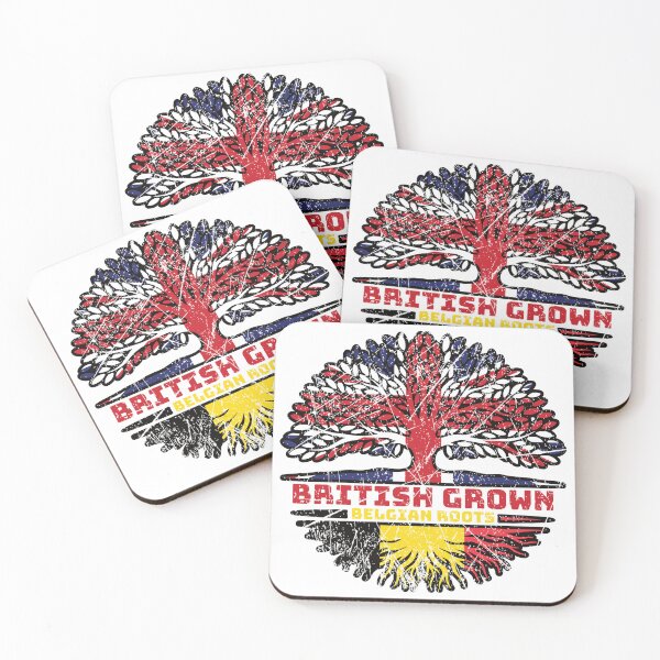 Item preview, Belgium Belgian Uk United Kingdom British Tree Roots Flag designed and sold by FlagX.