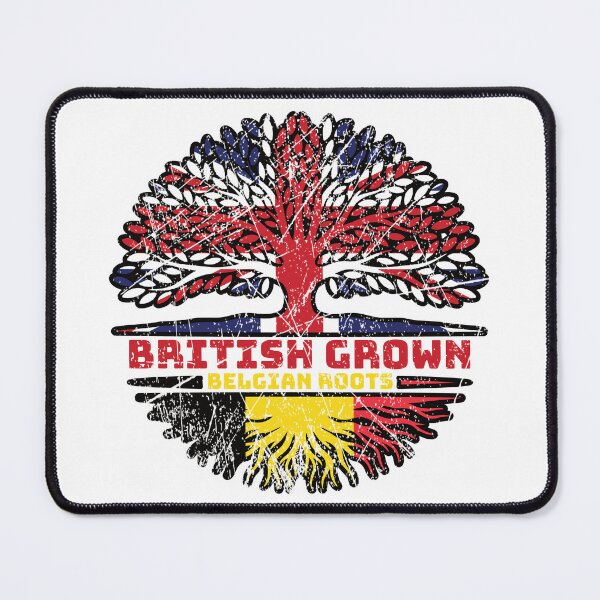 Item preview, Belgium Belgian Uk United Kingdom British Tree Roots Flag designed and sold by FlagX.