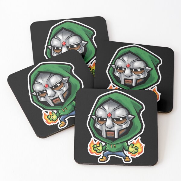 Item preview, MF Doom x Cartoon art designed and sold by 3dmuckychris.