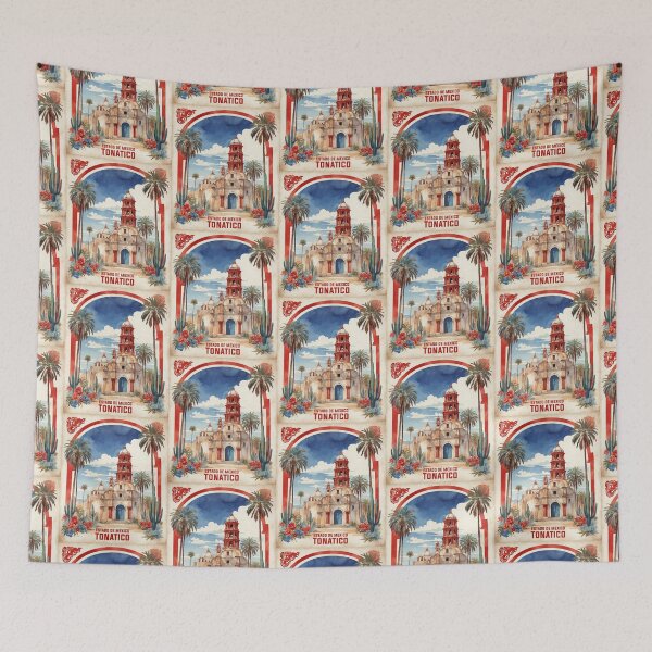 Item preview, Tonatico Estado de Mexico Vintage Travel Tourism designed and sold by TravelersGems.
