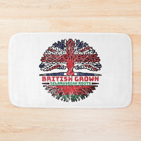 Item preview, Belarus Belarusian Belarussian Uk United Kingdom British Tree Roots Flag designed and sold by FlagX.