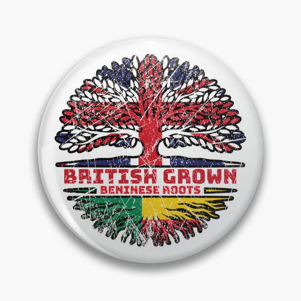 Item preview, Benin Beninese British UK Tree Roots Flag designed and sold by FlagX.
