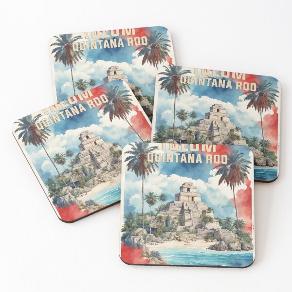 Item preview, Tulum Quintana Roo Mexico Vintage Travel Tourism designed and sold by TravelersGems.
