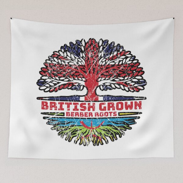 Item preview, Berber Amazigh Uk United Kingdom British Tree Roots Flag designed and sold by FlagX.
