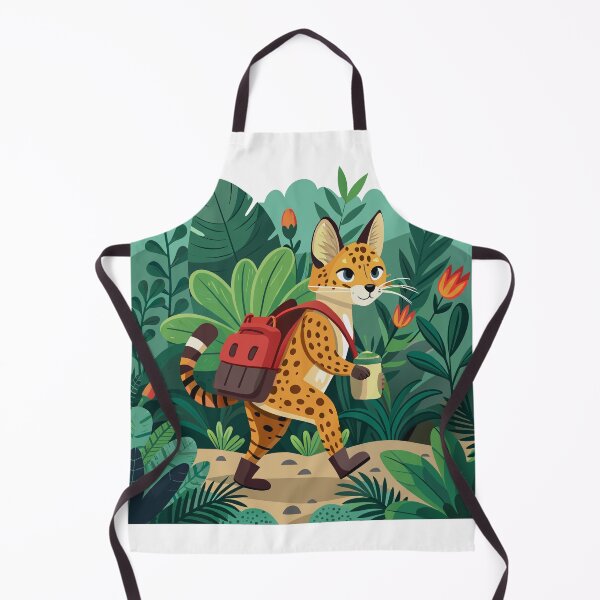 Item preview, Curious Expeditions Adventures of a Chubby Serval Hiker designed and sold by omerfdln34.