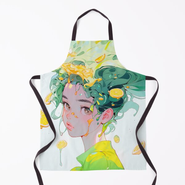 Item preview, Tangy Citrus Zest Splash Anime Girl designed and sold by bubblegoth.