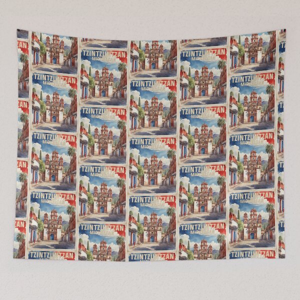 Item preview, Tzintzuntzan Michoacan Mexico Vintage Travel Tourism designed and sold by TravelersGems.