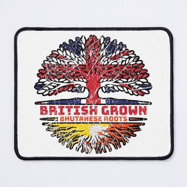 Item preview, Bhutan Bhutanese British UK Tree Roots Flag designed and sold by FlagX.