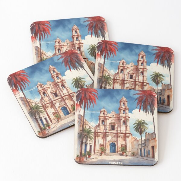 Item preview, Yucatan Valladolid Mexico Vintage Travel Tourism designed and sold by TravelersGems.