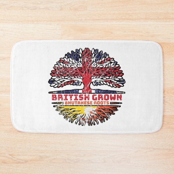 Item preview, Bhutan Bhutanese British UK Tree Roots Flag designed and sold by FlagX.