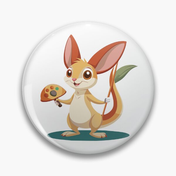 Item preview, Artistic Whispers Brushstrokes of a Dainty Jerboa designed and sold by omerfdln34.