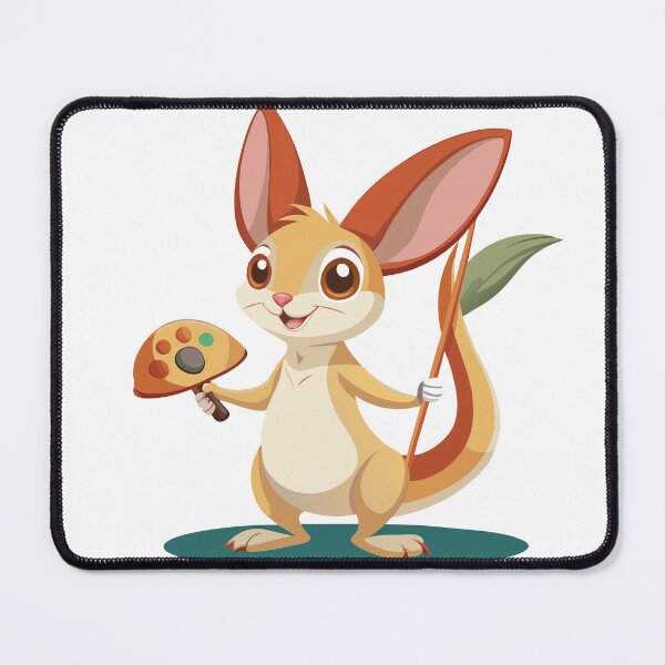 Item preview, Artistic Whispers Brushstrokes of a Dainty Jerboa designed and sold by omerfdln34.