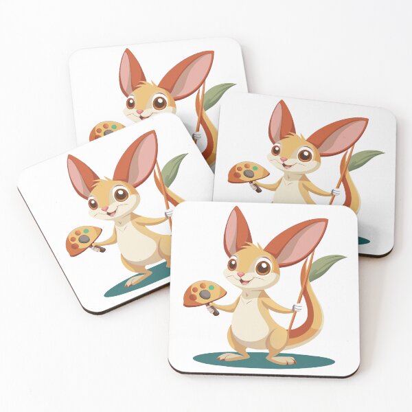 Item preview, Artistic Whispers Brushstrokes of a Dainty Jerboa designed and sold by omerfdln34.