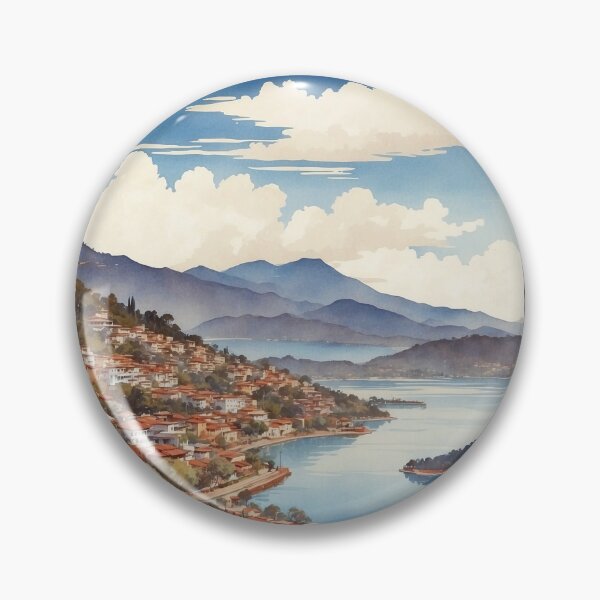 Item preview, Valle de Bravo Estado de Mexico Vintage Travel Tourism designed and sold by TravelersGems.