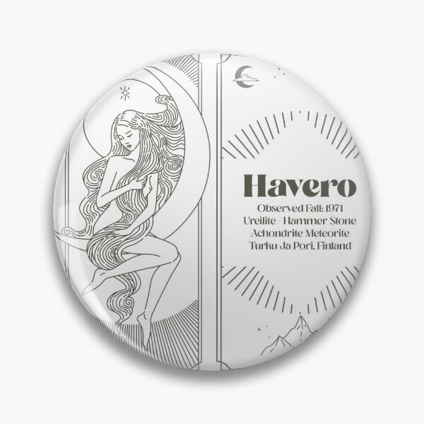 Aperçu de l'œuvre Collectionneur de météorites « Chute observée : Havero « Hammer Stone » T-shirt météorite créée et vendue par MeteorFactory.