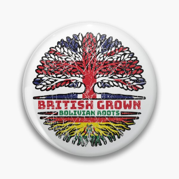 Item preview, Bolivia Bolivian Uk United Kingdom British Tree Roots Flag designed and sold by FlagX.