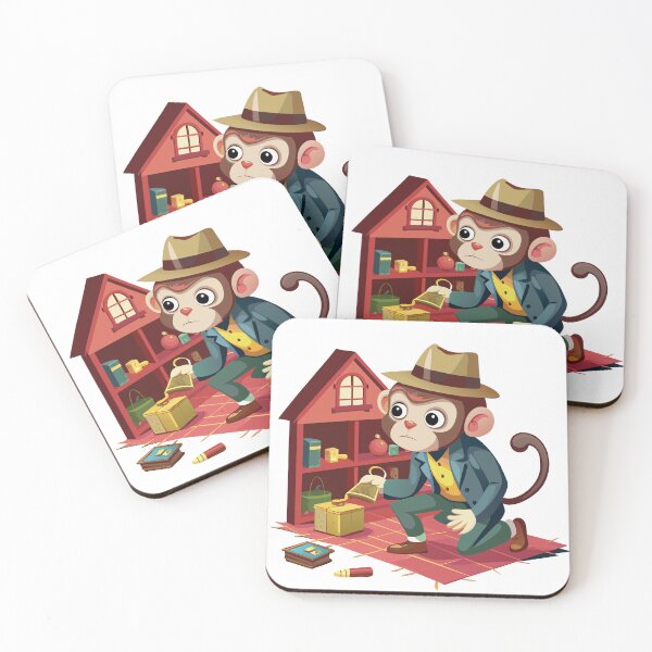 Item preview, Curious Case of the Miniature Capuchin designed and sold by omerfdln34.