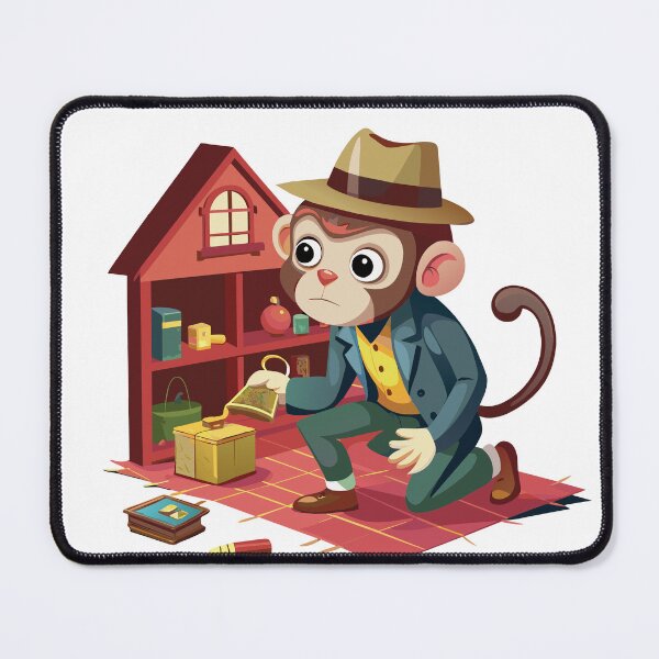 Item preview, Curious Case of the Miniature Capuchin designed and sold by omerfdln34.