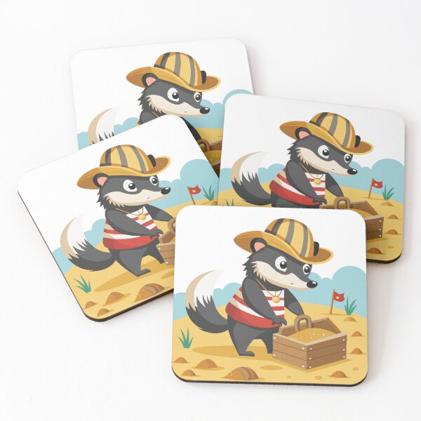 Item preview, Pirate Adventures of a Miniature Honey Badger designed and sold by omerfdln34.
