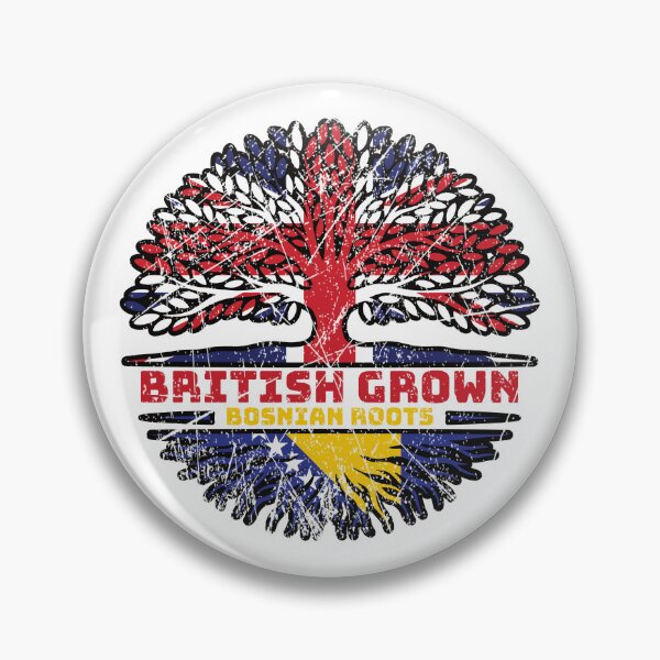 Item preview, Bosnia Bosnian Uk United Kingdom British Tree Roots Flag designed and sold by FlagX.
