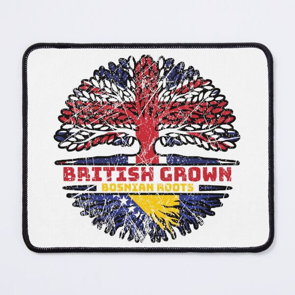 Item preview, Bosnia Bosnian Uk United Kingdom British Tree Roots Flag designed and sold by FlagX.