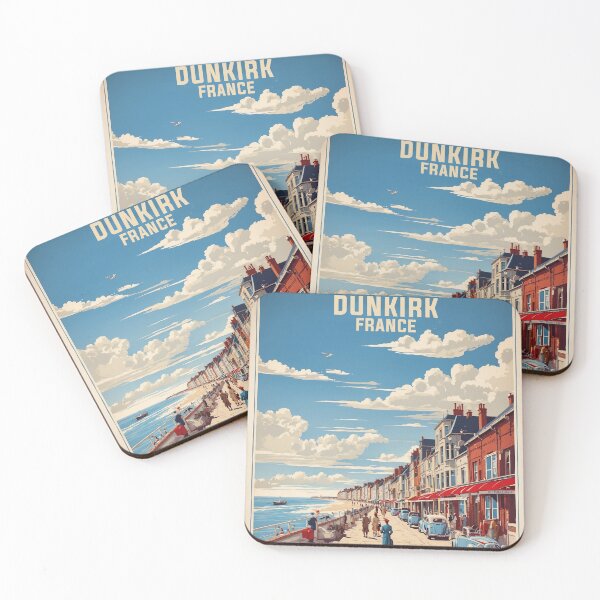 Item preview, Dunkirk France Vintage Travel Tourism  designed and sold by TravelersGems.