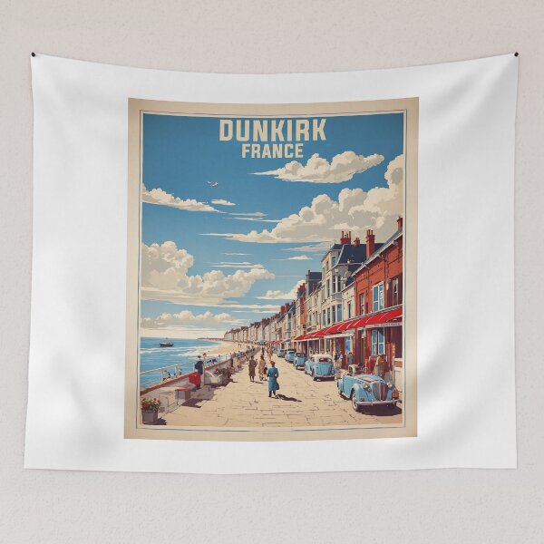 Item preview, Dunkirk France Vintage Travel Tourism  designed and sold by TravelersGems.
