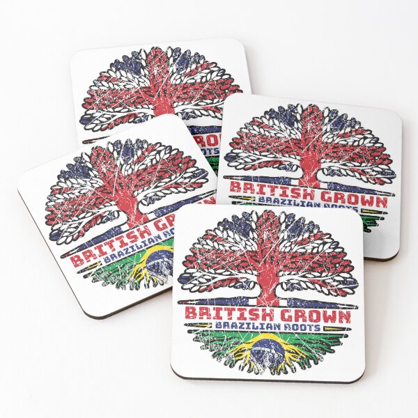 Item preview, Brazilian Brazil Uk United Kingdom British Tree Roots Flag designed and sold by FlagX.
