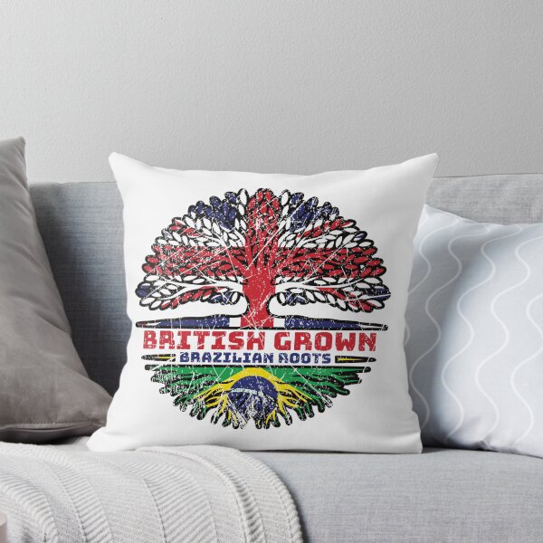 Item preview, Brazilian Brazil Uk United Kingdom British Tree Roots Flag designed and sold by FlagX.