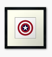 Marvel Captain America Shield Framed Print
