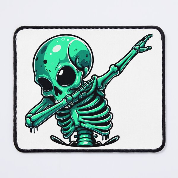 Item preview, Dabbing Alien skull designed and sold by Designowner.
