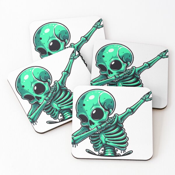 Item preview, Dabbing Alien skull designed and sold by Designowner.