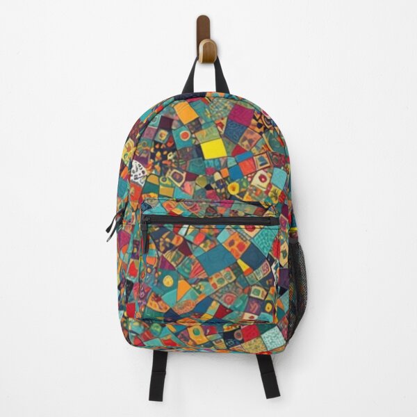 Item preview, Abstract Colorful Patchwork Quilt Pattern designed and sold by calibrit.