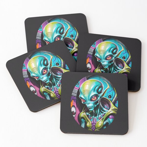 Item preview, Cool Space Alien Graffiti Art designed and sold by TheArtOfPat.