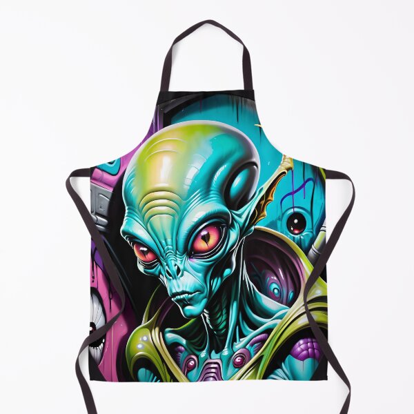 Item preview, Cool Space Alien Graffiti Art designed and sold by TheArtOfPat.