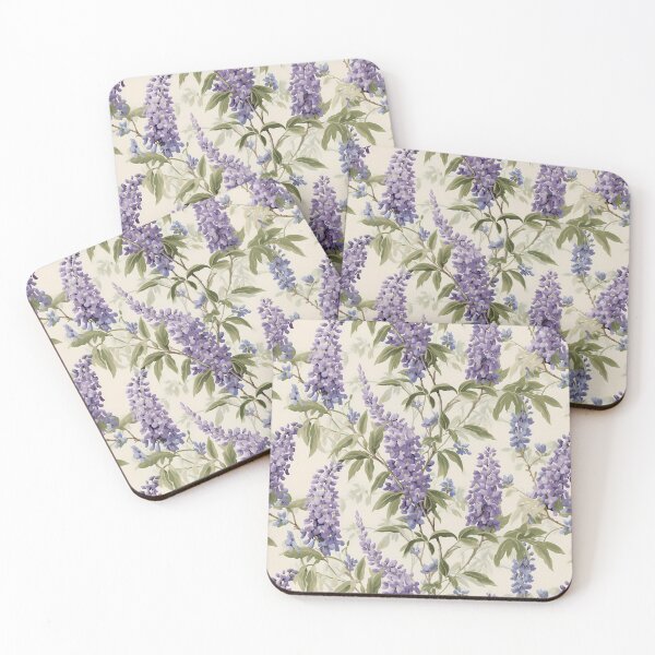 Item preview, Larkspur - July Birthday - Seamless Vintage Print designed and sold by OrganizeMe.