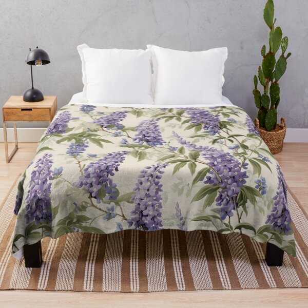 Item preview, Larkspur - July Birthday - Seamless Vintage Print designed and sold by OrganizeMe.