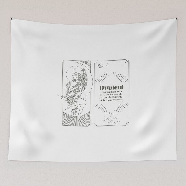 Item preview, Meteorite Collector "Observed Fall: Dwaleni" Meteorite T-Shirt designed and sold by MeteorFactory.