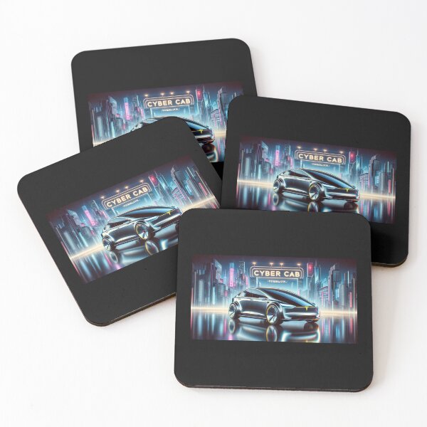 Item preview, cyber cab designed and sold by TEEJAMBOREE.