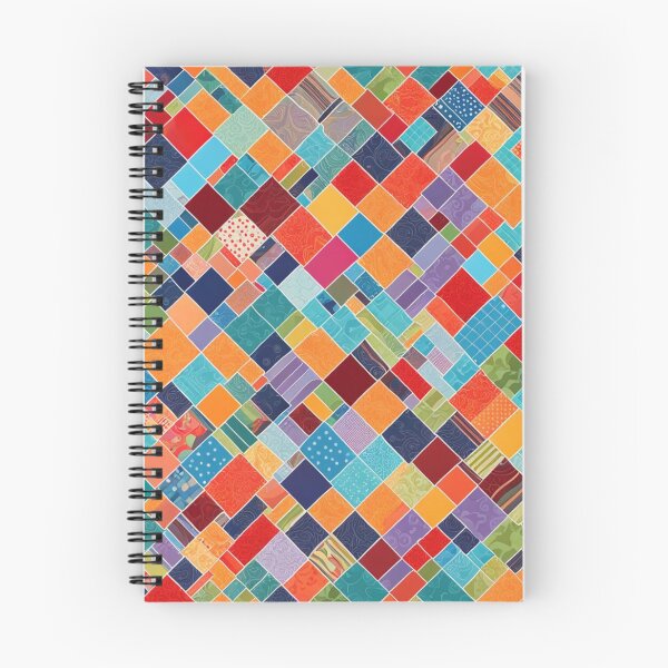 Item preview, Abstract Colorful Patchwork Quilt Pattern designed and sold by calibrit.